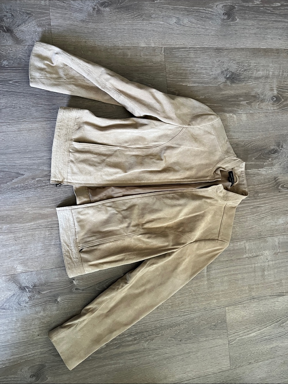 Women's Leather Suede Jacket Vintage